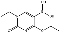Boronic acid, (4-ethoxy-1-ethyl-1,2-dihydro-2-oxo-5-pyrimidinyl)- (9CI) 结构式