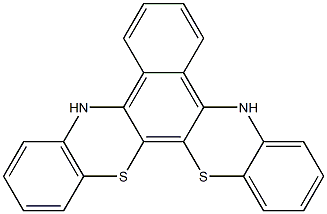 BENZO(A)(1,4)BENZOTHIAZINO(3,2-C)PHENOTHIAZINE 结构式