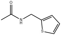 N-[(噻吩-2-基)甲基]乙酰胺 结构式