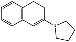 1-(3,4-二氢-2-萘基)吡咯烷 结构式