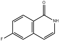 1(2H)-Isoquinolinone,6-fluoro-(9CI) Struktur