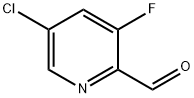 5-氯-3-氟吡啶醛 结构式
