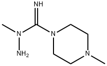 1-Piperazinecarboximidicacid,N-methyl-,1-methylhydrazide(9CI) 结构式