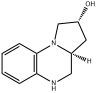 Pyrrolo[1,2-a]quinoxalin-2-ol, 1,2,3,3a,4,5-hexahydro-, (2R,3aS)- (9CI) 结构式