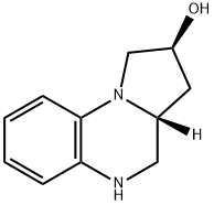 Pyrrolo[1,2-a]quinoxalin-2-ol, 1,2,3,3a,4,5-hexahydro-, (2S,3aR)- (9CI) 结构式