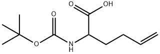 2-(TERT-BUTOXYCARBONYLAMINO)HEX-5-ENOIC ACID Structure
