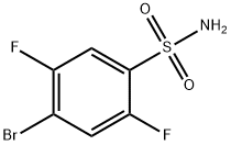 4-溴-2,5-二氟苯磺酰胺, 214209-98-0, 结构式