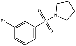 1-(3-溴苯基磺酰)吡咯啉, 214210-14-7, 结构式