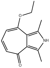 Cyclohepta[c]pyrrol-4(2H)-one, 8-ethoxy-1,3-dimethyl- (9CI) Struktur