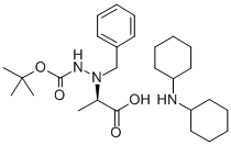 (R)-(-)-NALPHA-BENZYL-NBETA-BOC-D-HYDRAZINOALANINE DICYCLOHEXYLAMINE SALT,214262-83-6,结构式