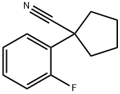 1-(2-氟苯基)环戊烷甲腈, 214262-89-2, 结构式