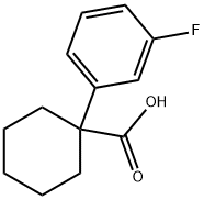 1-(3-FLUOROPHENYL)CYCLOHEXANECARBOXYLIC ACID, 98 Struktur