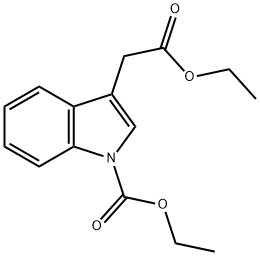 214268-46-9 3-ethoxycarbonylmethyl-indole-1-carboxylic acid ethyl ester