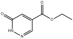 6-oxo-1,6-dihydropyridazine-4-carboxylic acid ethyl ester Structure