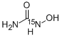 Hydroxyurea-15N 化学構造式