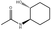 N-[(1R,2R)-2-ヒドロキシシクロヘキシル]アセトアミド 化学構造式