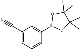 3-氰基苯硼酸频哪醇酯, 214360-46-0, 结构式