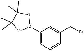 (3-溴甲基苯基)硼酸频哪醇酯,214360-74-4,结构式
