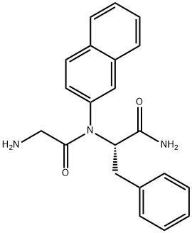 GLY-PHE BETA-NAPHTHYLAMIDE Struktur