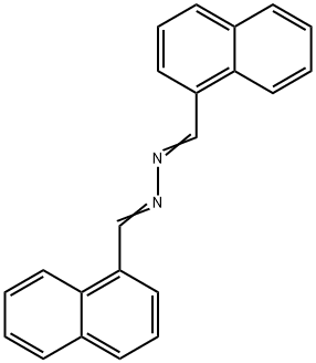 1-ナフタレンカルボアルデヒド(1-ナフタレニルメチレン)ヒドラゾン 化学構造式
