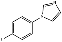 1-(4-氟苯基)咪唑, 21441-24-7, 结构式