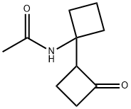 Acetamide,  N-(2-oxo[1,1-bicyclobutyl]-1-yl)- 化学構造式