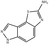 6H-Pyrazolo[3,4-g]benzothiazole,2-amino-(8CI) Structure