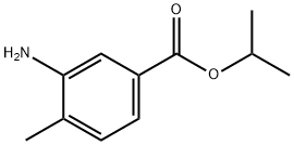 ISOPROPYL 3-AMINO-4-METHYL BENZOATE Structure