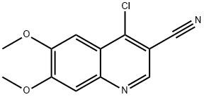 4-氯-3-氰基-6,7-二甲氧基喹啉, 214470-55-0, 结构式