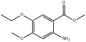 2-氨基-5-乙氧基-4-甲氧基苯甲酸甲酯 结构式