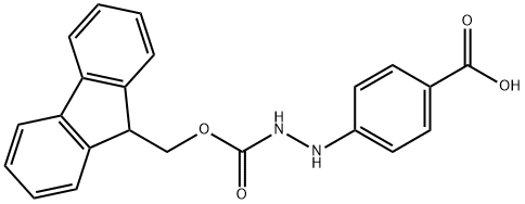 4-(FMOC-HYDRAZINO)-BENZOIC ACID Structure