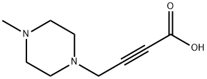 2-Butynoicacid,4-(4-methyl-1-piperazinyl)-(9CI) Structure