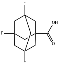 3,5,7-三氟金刚烷-1-羧酸, 214557-89-8, 结构式