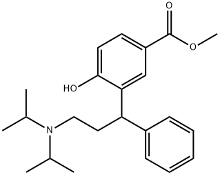 N,N-DIISOPROPYL-3-[(5-METHOXYCARBONYL)-2-HYDROXY)PHENYL]-3-PHENYL-PROPYLAMINE, 214601-16-8, 结构式