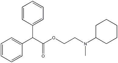 21461-63-2 Diphenylacetic acid 2-(cyclohexylmethylamino)ethyl ester