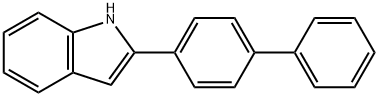 2-(4-联苯基)吲哚, 21470-37-1, 结构式