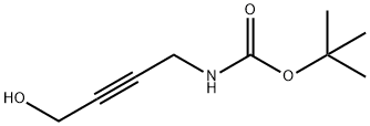 Carbamic acid, (4-hydroxy-2-butynyl)-, 1,1-dimethylethyl ester (9CI) Structure
