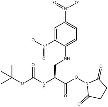 214750-68-2 2,5-二氧代吡咯烷-1-基(S)-2-((叔丁氧基羰基)氨基)-3-((2,4-二硝基苯基)氨基)丙酸酯
