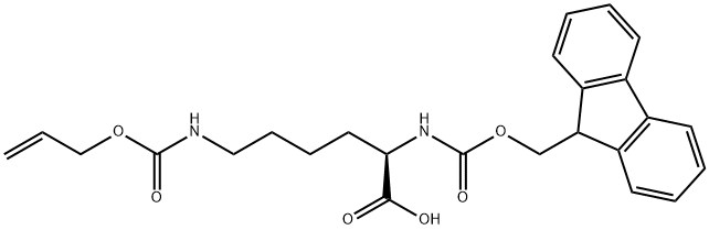 FMOC-D-LYS(ALOC)-OH Struktur