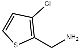 3-氯-2-噻吩甲胺盐酸盐 结构式