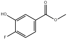 METHYL 4-FLUORO-3-HYDROXYBENZOATE Struktur