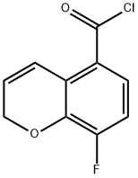 2H-1-Benzopyran-5-carbonyl chloride, 8-fluoro- (9CI) 结构式
