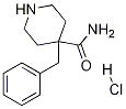 4-Benzylpiperidine-4-carboxamide hydrochloride 结构式