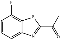 Ethanone, 1-(7-fluoro-2-benzothiazolyl)- (9CI) Struktur