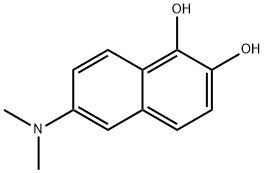 1,2-Naphthalenediol, 6-(dimethylamino)- (8CI) Structure