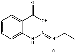 Benzoic acid, 2-[(2Z)-3-ethyl-3-oxido-2-triazenyl]- (9CI) Struktur
