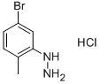 5-Bromo-2-methylphenylhydrazine hydrochloride Structure