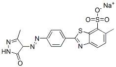 21493-04-9 2-[4-[[(4,5-Dihydro-3-methyl-5-oxo-1H-pyrazol)-4-yl]azo]phenyl]-6-methyl-7-benzothiazolesulfonic acid sodium salt