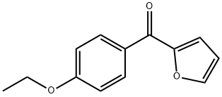 (4-乙氧基苯基)(呋喃-2-基)甲酮, 21493-98-1, 结构式
