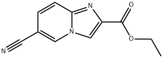 6-氰基咪唑[1,2-A]吡啶-2-甲酸乙酯 结构式